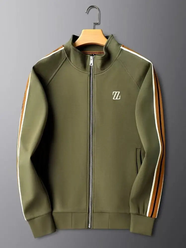 Ensemble veste et pantalon de sport et de loisirs pour hommes, LOGO brodé, marque de fête de rue pour jeunes, mode printemps et automne, 2 pièces