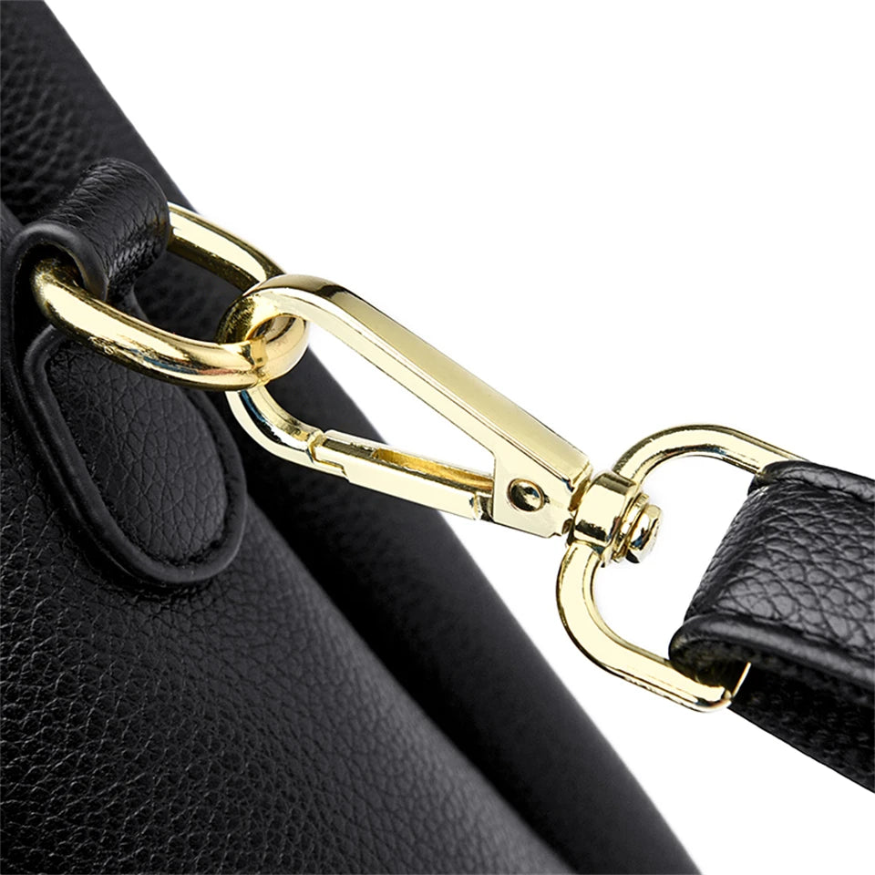 Sacs à bandoulière en cuir de grande capacité pour femmes, sacs à main de créateurs de marque, sacs à main de messager vintage, nouveau, 2024