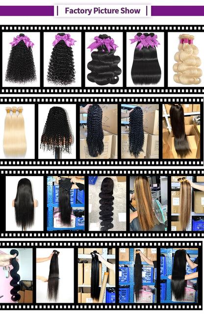 Tissage Humain Hair Deep Wave 20 22 pouces Tissage de Cheveux Brésiliens 100 % Humains Bundles Human Hair Extensions Cheveux Tissage Bouclé Cheveux Humain