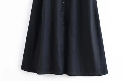 Robes d'été femmes 2025 nouveau cou-pendu élégant longue robe de vacances femmes rue Chic jeunesse robe de mode ample