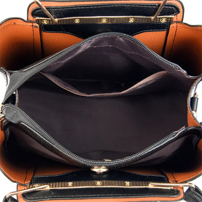 3 couches grande capacité femmes sac fourre-tout en cuir souple sacs à main de luxe femmes sacs concepteur couleur unie sac à bandoulière sacs à main 2025