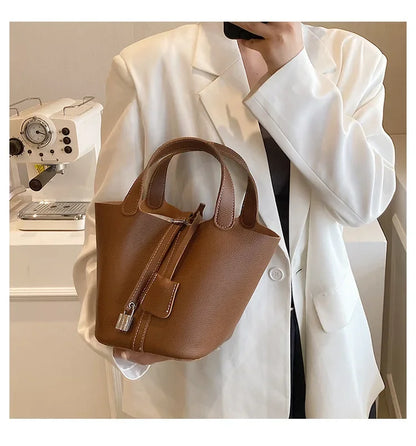 Sac à main en cuir PU pour femmes, Design Unique haut de gamme, offre spéciale de la saison, sac seau tendance, polyvalent à la mode, Si