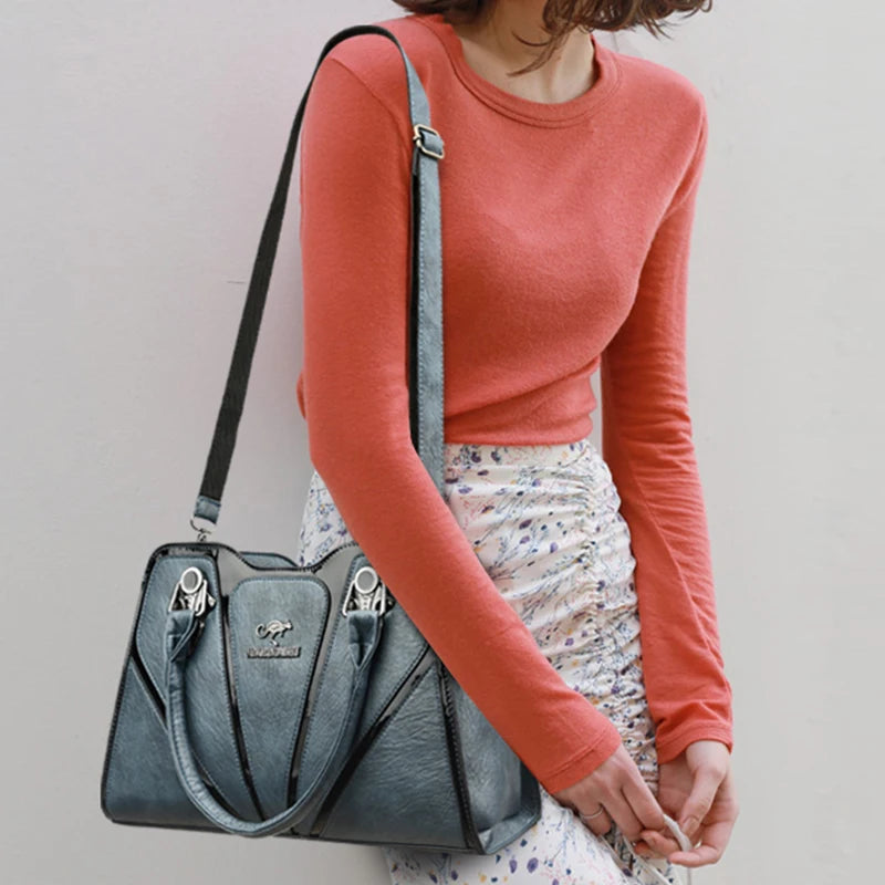 Femmes sacs sacs à main de luxe fourre-tout de mode dames sacs à bandoulière de haute qualité en cuir PU fourre-tout décontractés poignée supérieure épaule messager