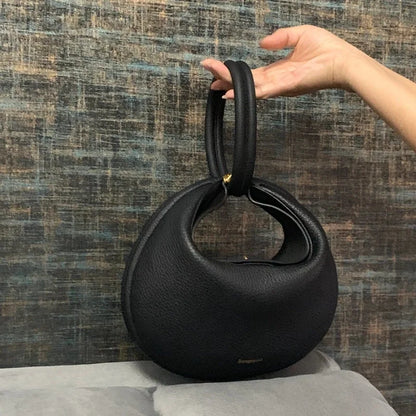 Sac à main en forme de croissant de luxe pour femme, nouvelle série Pine Moon, Hobo, sac à bandoulière polyvalent en cuir, sac à main à la mode, sacs sous les bras