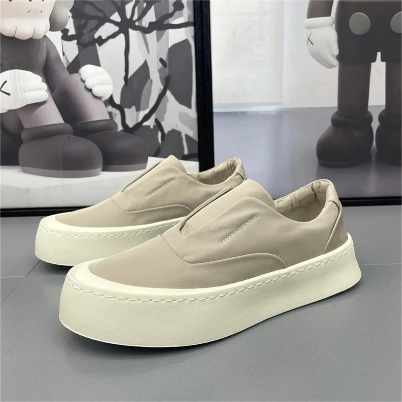 Hommes glace soie chaussures décontractées été nouveau respirant semelle souple chaussures plates décontractées toile chaussure en plein air confortable baskets homme Tenis