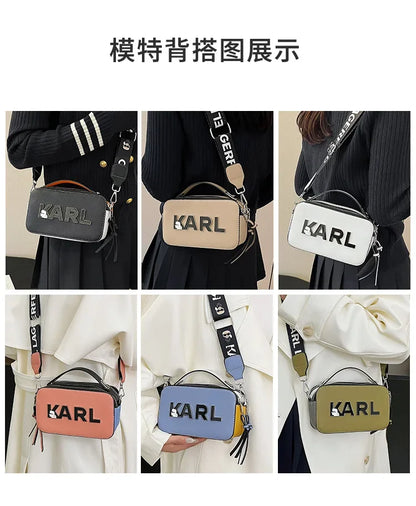 ‌ Sac messager tendance pour femmes, sac à bandoulière Simple, Texture haute sensibilité, Niche polyvalente pour appareil photo, 2025