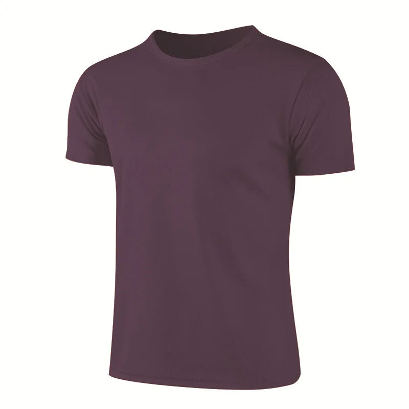 Hommes femmes séchage rapide à manches courtes Sport T-Shirt maillots de gymnastique Fitness chemise formateur course T-Shirt adolescent vêtements de Sport respirants
