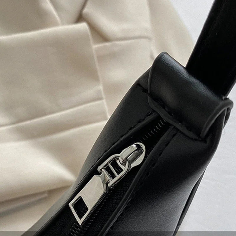 BS - Sac à bandoulière Hobo en cuir PU pour femmes, Design de luxe, petite pochette, sac à main sous les bras, fourre-tout de voyage