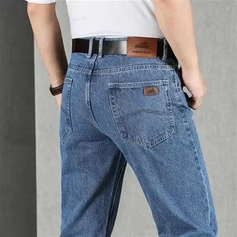 Jean pour hommes, vêtements de travail, pantalon de Cowboy, mode, haute qualité, Original, classique, droit avec poches, Baggy, nouvelle collection 2024