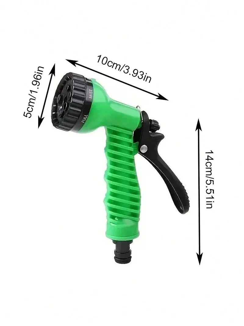 Pistolet à eau de lavage de voiture à haute pression, ensemble de tuyaux télescopiques en plastique pour la maison, tuyau de douche de jardin de voiture