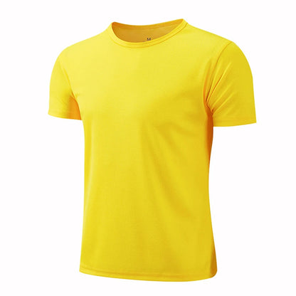 Hommes femmes séchage rapide à manches courtes Sport T-Shirt maillots de gymnastique Fitness chemise formateur course T-Shirt adolescent vêtements de Sport respirants