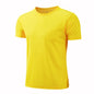 Hommes femmes séchage rapide à manches courtes Sport T-Shirt maillots de gymnastique Fitness chemise formateur course T-Shirt adolescent vêtements de Sport respirants