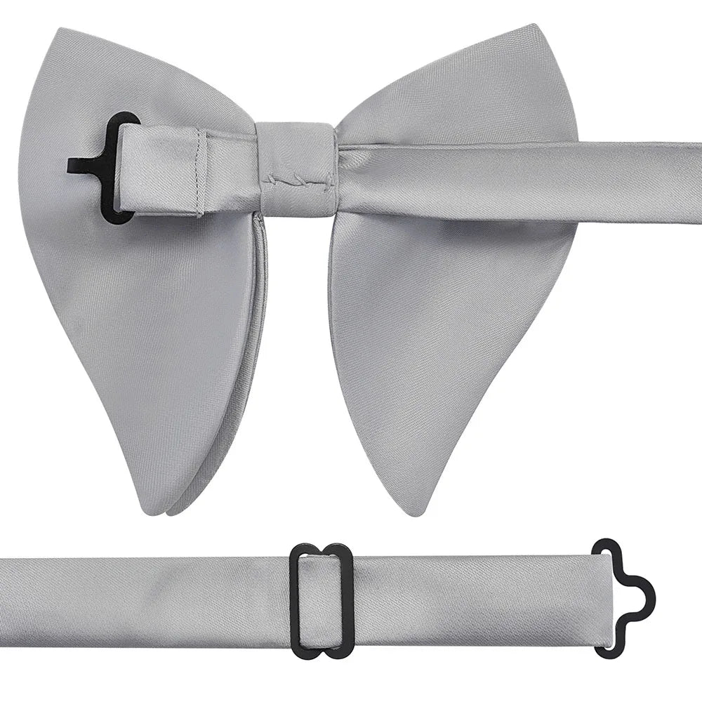 GUSLESON mode rose Champagne bleu solide noeud papillon pour hommes classique grand noeud papillon pour fête de mariage nœud papillon adulte hommes cravate