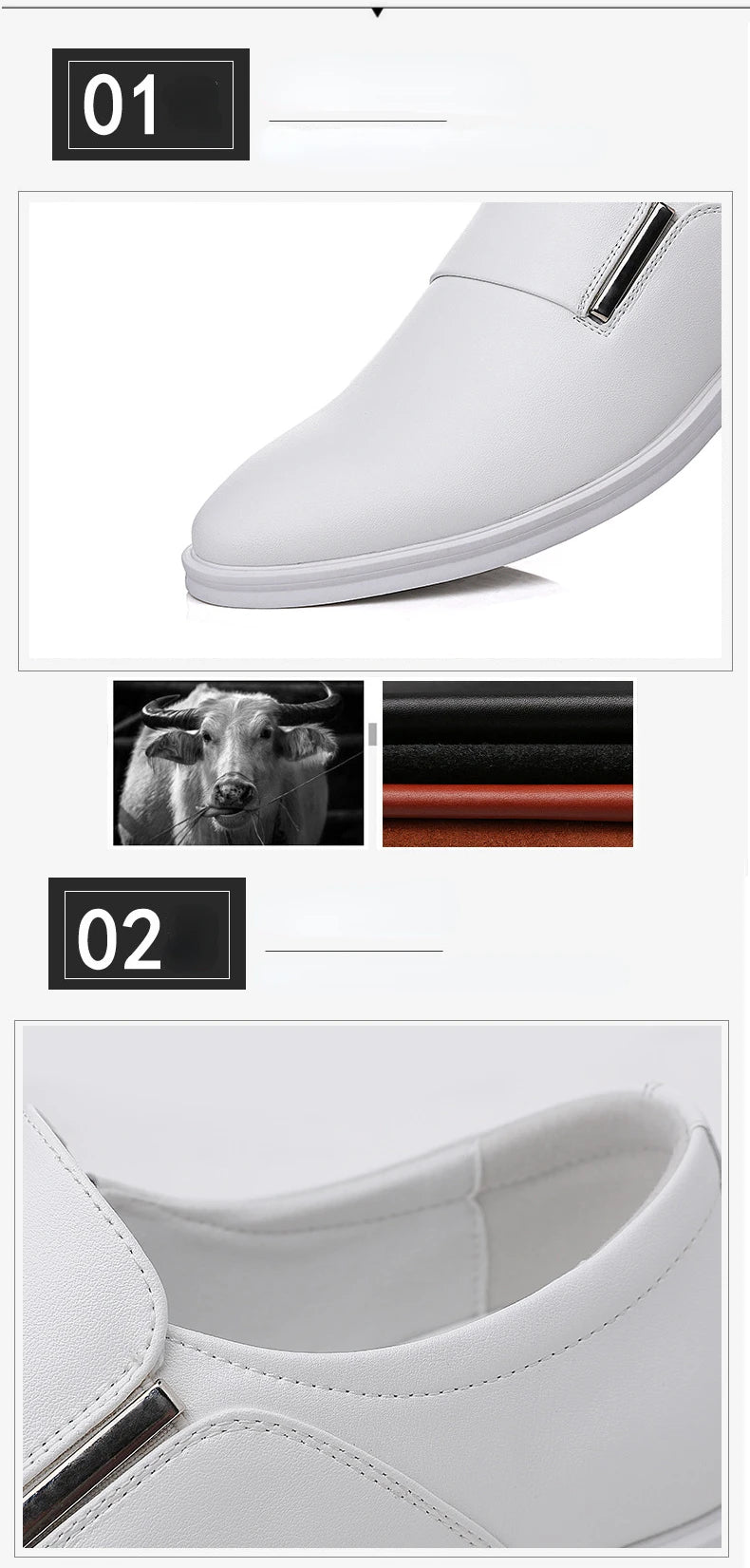 Nouvelle mode robe chaussures pour hommes bout pointu en cuir hommes décontracté formel mocassins affaires mariage Oxfords chaussures Zapatillas De Hombre