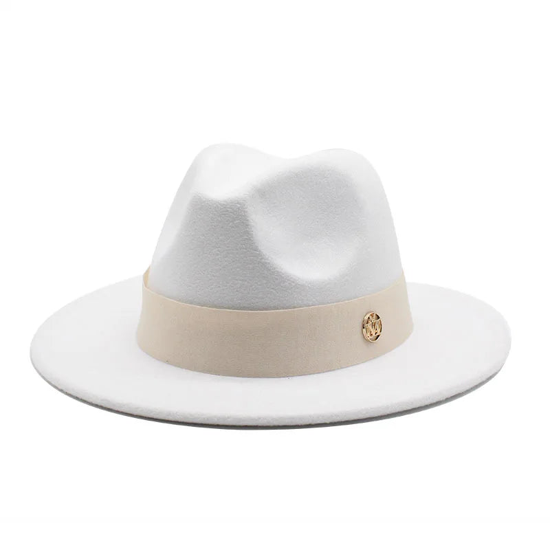 Nouveau chapeau Fedora pour femmes hiver élégant mode formelle mariage décorer église casquette Panama fête Jazz chapeau chapeau femme