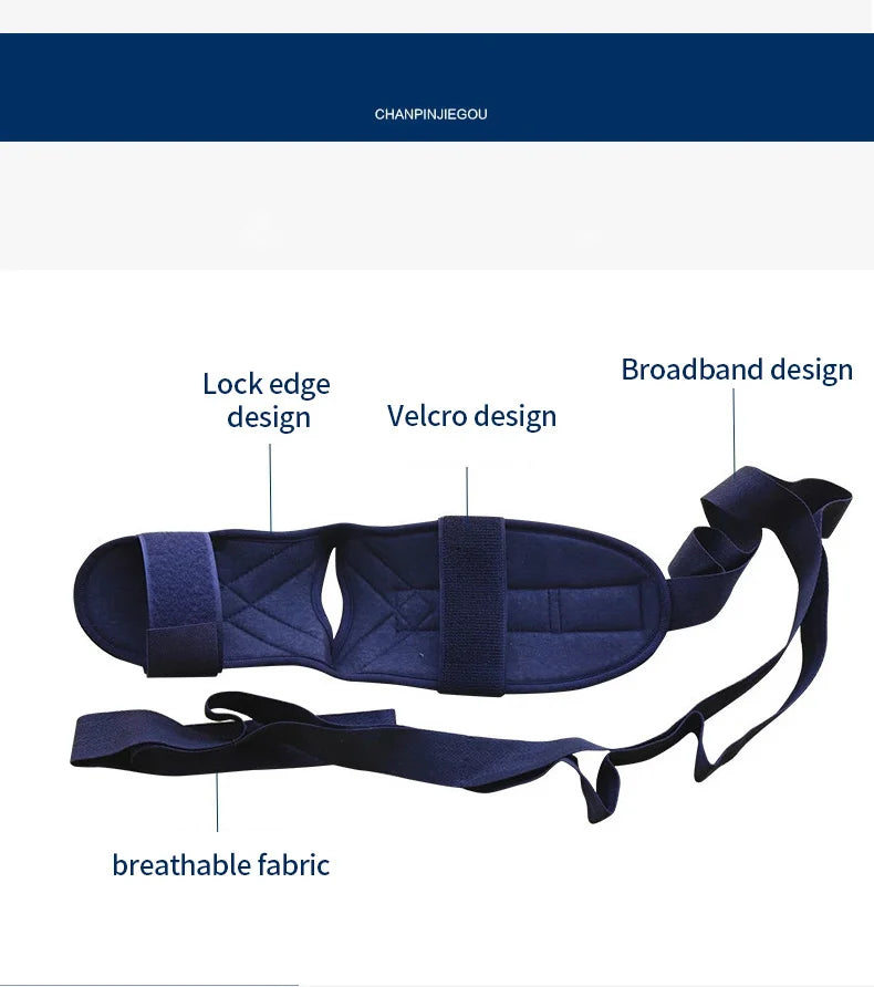 Bande d'étirement des jambes de yoga, flexible, soin des pieds, appareil d'entraînement pour fasciite plantaire