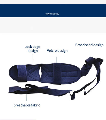 Bande d'étirement des jambes de yoga, flexible, soin des pieds, appareil d'entraînement pour fasciite plantaire