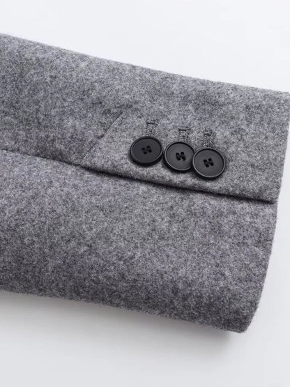 TRAF femmes 2024 automne nouvelle mode Tongle Style coupe ajustée longue manteau décontracté Chic revers bouton à manches longues manteau vêtements d'extérieur Mujer