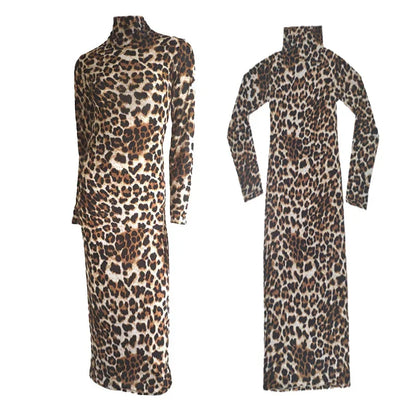 Robe longue à col haut pour femme, couleur unie, Sexy, élégante, transfrontalière, B105, AE, Stockpile, à la mode, automne