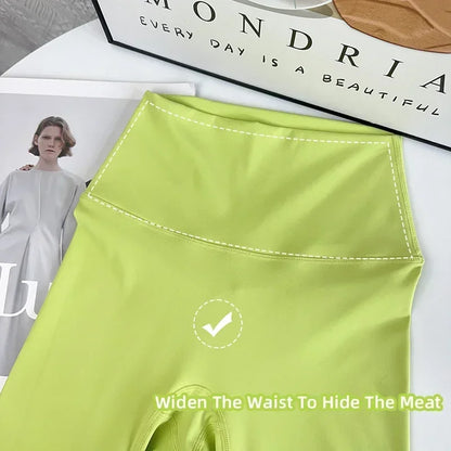 Offre spéciale Fitness femme Leggings pantalons de course sensation nue Leggings taille haute Push Up Sport femmes Fitness course Yoga pantalon