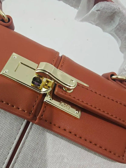 2025 Sac pour femme en cuir trapézoïdal Sac à main de niche de mode polyvalent Sacs à poignée supérieure на сумки pagalaчжа seva sac de luxe femme