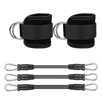 Sangles de cheville bandes de résistance ensemble Fitness entraînement équipement d'exercice cheville poids Yoga élastique Fitness bande pour salle de sport homme femme