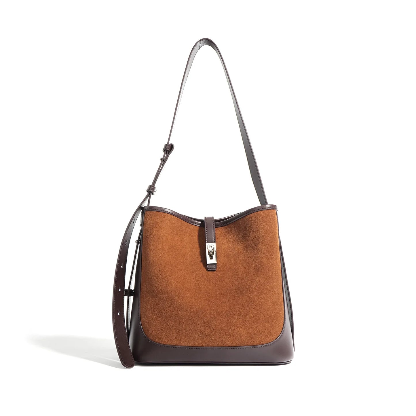 Divers sacs de luxe en cuir véritable, sac à main à la mode pour femmes, panier de légumes, sac seau Portable pour femmes avec serrure