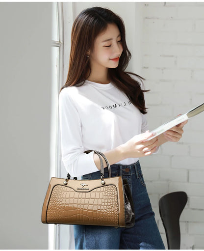 Sacs à main en cuir verni pour femmes, sacs à bandoulière pour dames, sacs à main de créateurs de luxe, petit sac fourre-tout décontracté, initié par la marque, nouveau