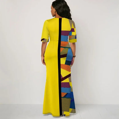 Robes africaines pour femmes, vêtements africains imprimés, grande taille, longue robe africaine imprimée, vêtements pour dames, été, 2024