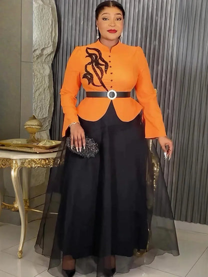 Robes africaines élégantes pour femmes, vêtements africains, grande taille, Robe longue de fête de mariage turque, Dashiki Ankara, nouvelle collection 2025