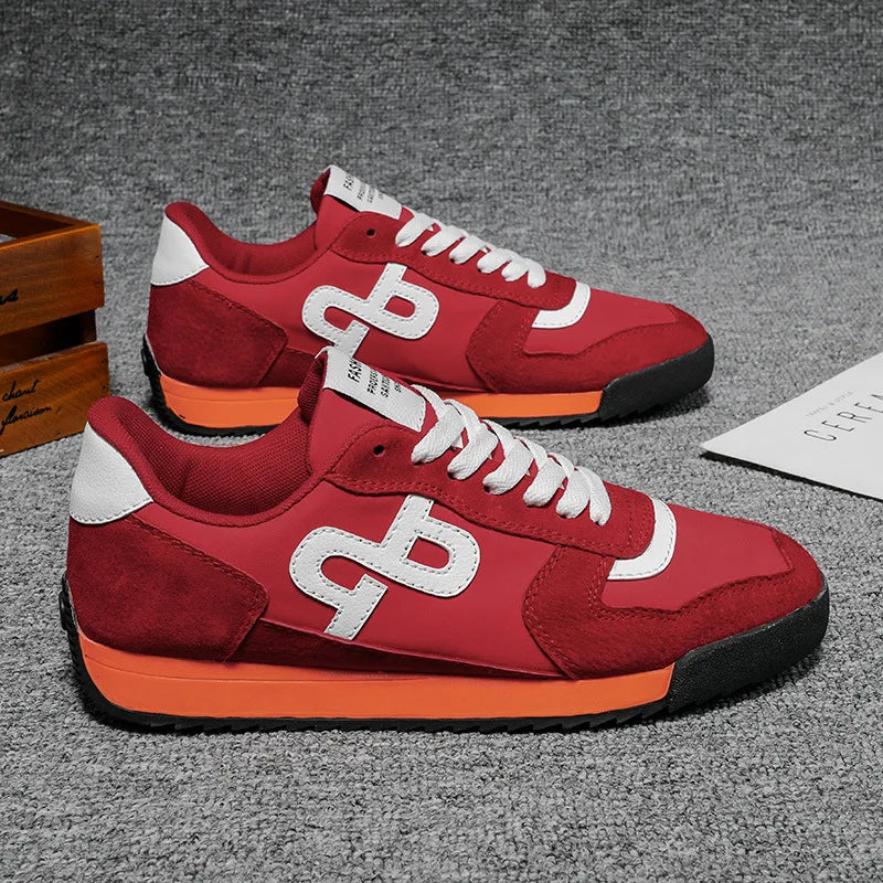 Printemps automne chaussures hommes augmenté mode cuir chaussures décontractées conseil chaussures de haute qualité en plein air grosses baskets Style britannique