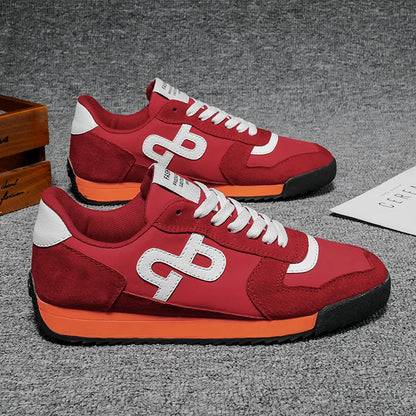 Printemps automne chaussures hommes augmenté mode cuir chaussures décontractées conseil chaussures de haute qualité en plein air grosses baskets Style britannique