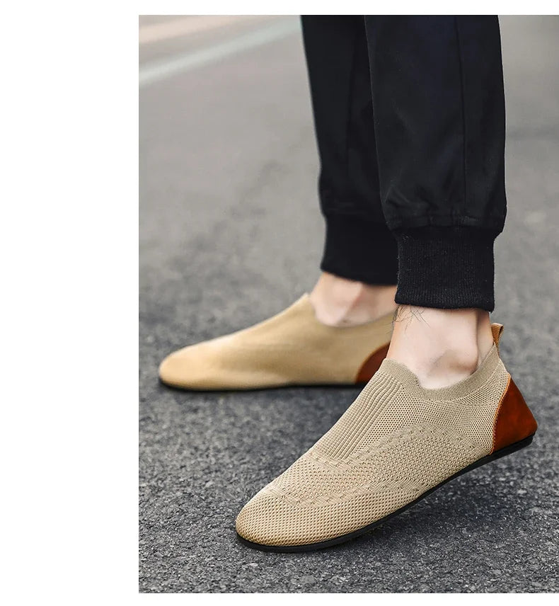 YRZL-Mocassins Légers pour Homme, Chaussures Plates Astronomiques, Conduite, Marche, Sans Lacets, Loisirs, Paresseux, 2024