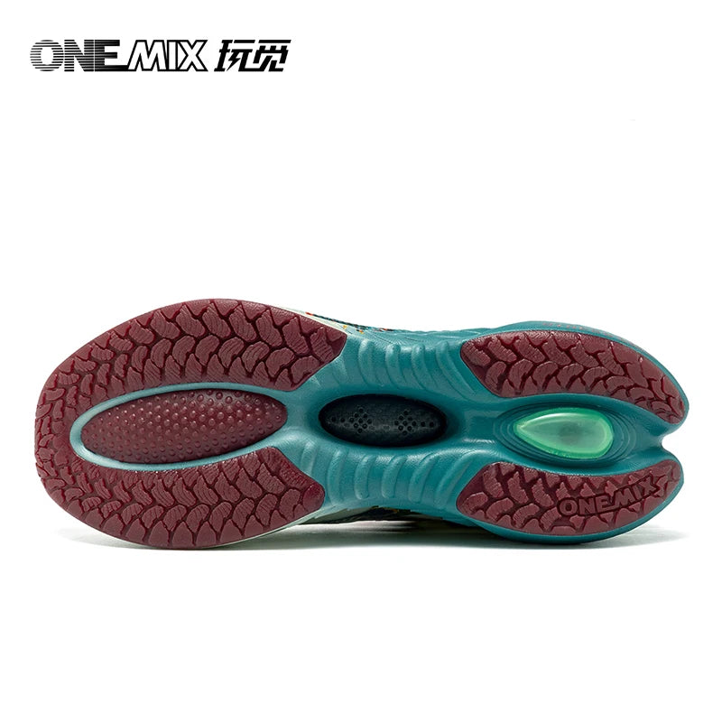 Onemix Designers originaux Style chinois chaussures de course pour hommes de luxe femmes chaussures respirant chaussures de sport mâle en plein air Sneaker