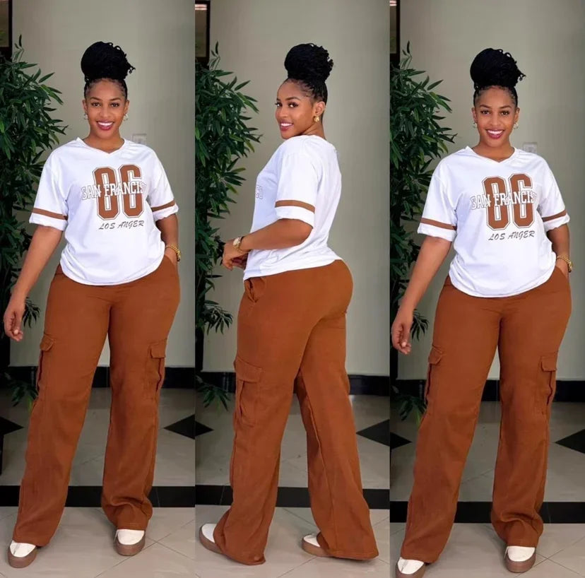 2 pièces femmes ensembles Dashiki africain nouveauté été printemps correspondant ensembles deux pièces ensembles haut pantalon costumes tenues vêtements 2025