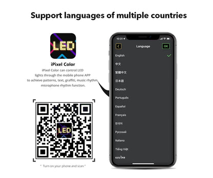 Écran d'affichage de panneau de pixels matriciel LED pour camion, Flexible, rvb, USB, 5V, motif de voiture, Graffiti, texte, projecteur, boutique d'animation, barre de rappel