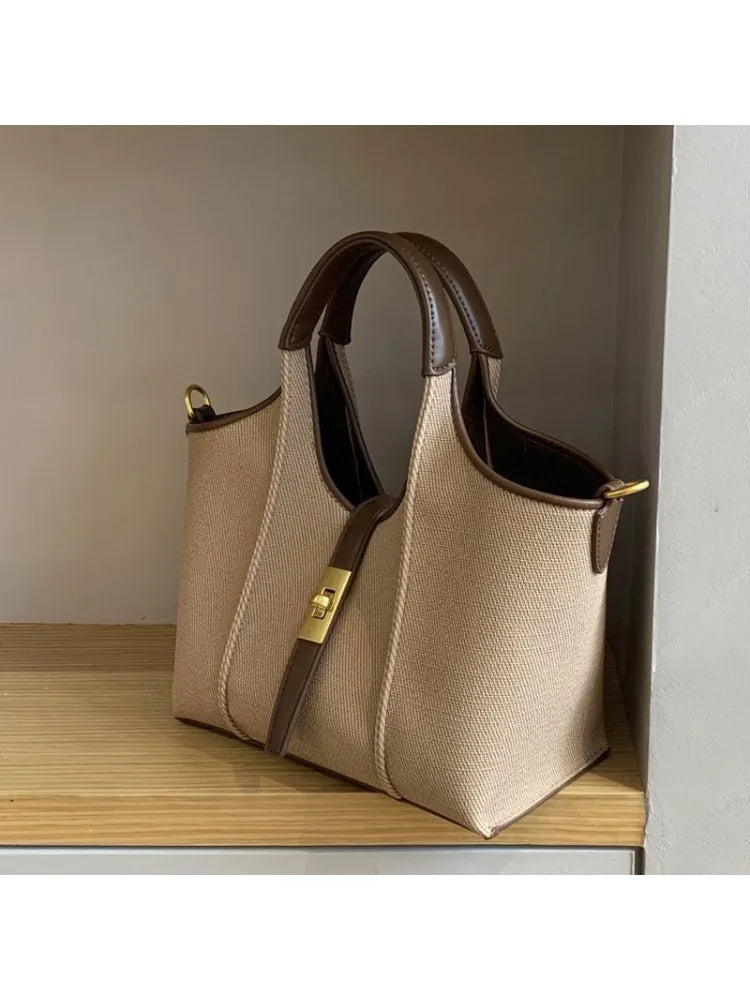 Sac à main, sacs pour femmes, sac E27 de haute qualité, sac en toile, sac fourre-tout à bandoulière pour femmes, nouvelle collection 2024