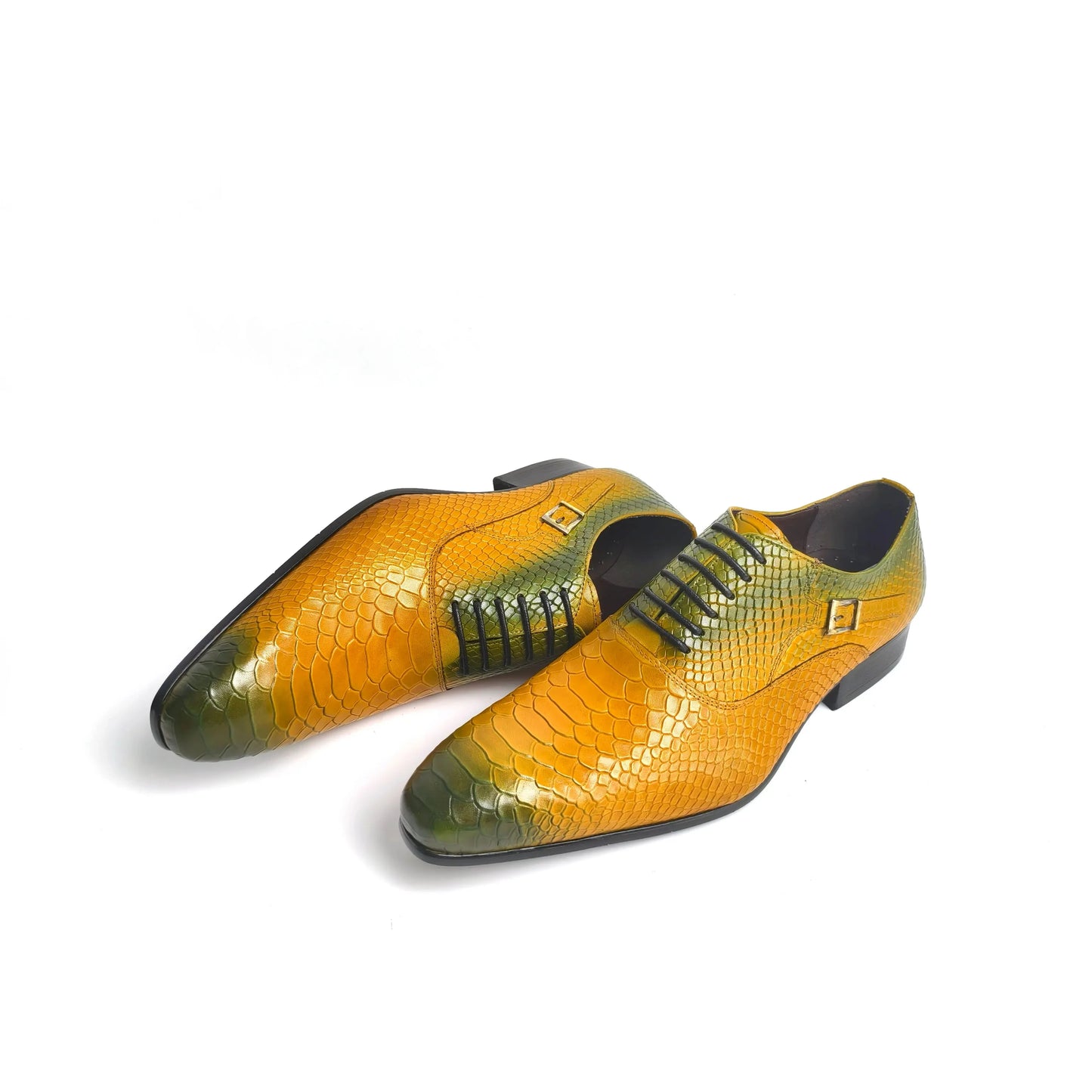 Chaussures en cuir confortables pour hommes, impression de salle classique, décoration de structure en métal, bureau d'affaires, nouveau