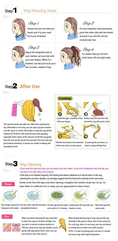 2025 Perruque synthétique Halloween la sorcière Yennefer de Vengerberg longue perruque ondulée noire fem