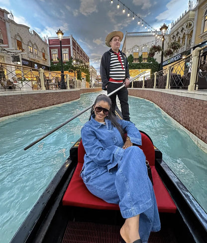 Ensemble pantalon en Denim pour femmes, ensemble deux pièces assorti, Streetwear décontracté, chemise ample, jambes larges, pantalons longs, taille haute, jean maman Y2k