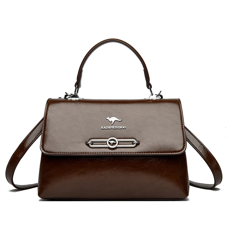 Sac à main rétro tendance pour femmes, portefeuille en cuir souple de haute qualité, petit sac carré, sacs à bandoulière de luxe célèbres