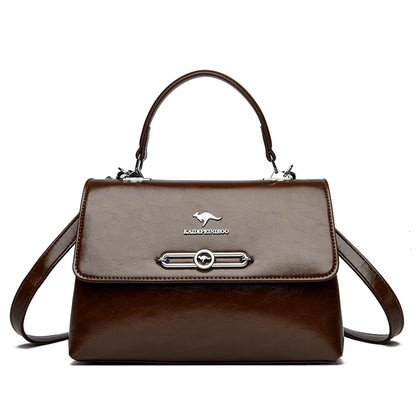 Sac à main rétro tendance pour femmes, portefeuille en cuir souple de haute qualité, petit sac carré, sacs à bandoulière de luxe célèbres