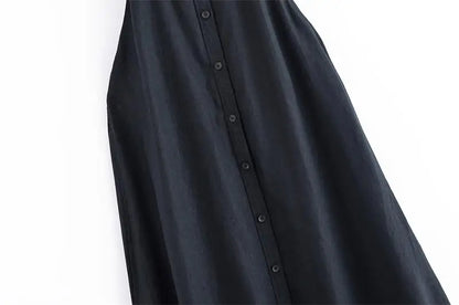 Robes d'été femmes 2025 nouveau cou-pendu élégant longue robe de vacances femmes rue Chic jeunesse robe de mode ample