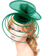Église Fascinator Chapeau mariage maille casque femmes fête Banquet Chapeau casquette bandeau dames fête thé Royal Ascot pilulier casquettes