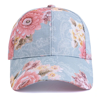 Casquette de Baseball respirante à motif de fleurs pour femmes, nouveau Style, décontractée, Streetwear d'extérieur, chapeau de sport, Dopamine, à la mode