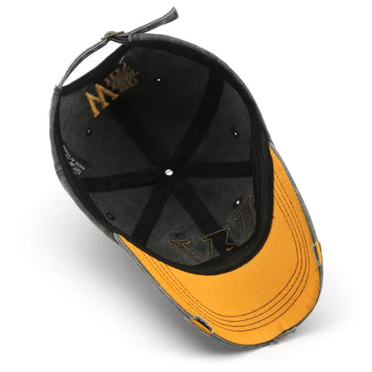 Casquettes de baseball pour hommes et femmes, lettres W brodées, chapeau Hip Hop réglable en coton Gorras unisexe pour l'extérieur, chapeaux de papa décontractés pour hommes