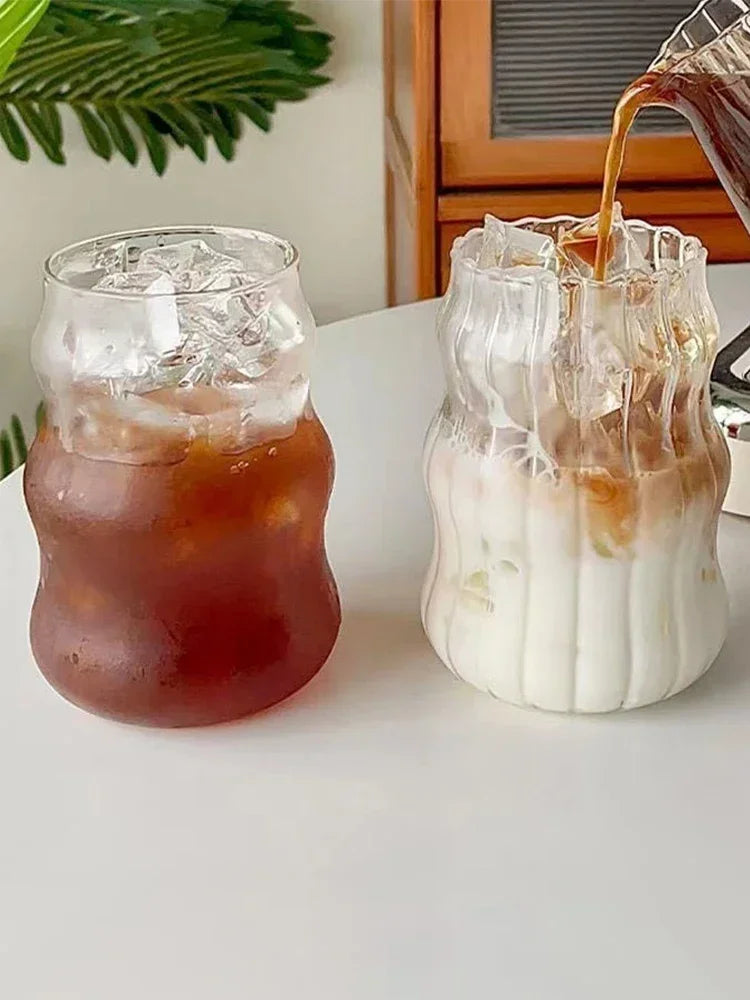 Verre à thé à bulles Transparent de 550ml, avec pailles, tasses à bière, pichet à jus de lait et de fraise, tasse à café, verres pour fête ﻿