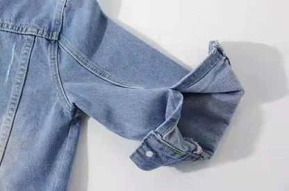 Femmes Denim veste printemps automne manteau court rose Jean vestes décontracté hauts violet jaune violet bleu hauts amples dame vêtements d'extérieur