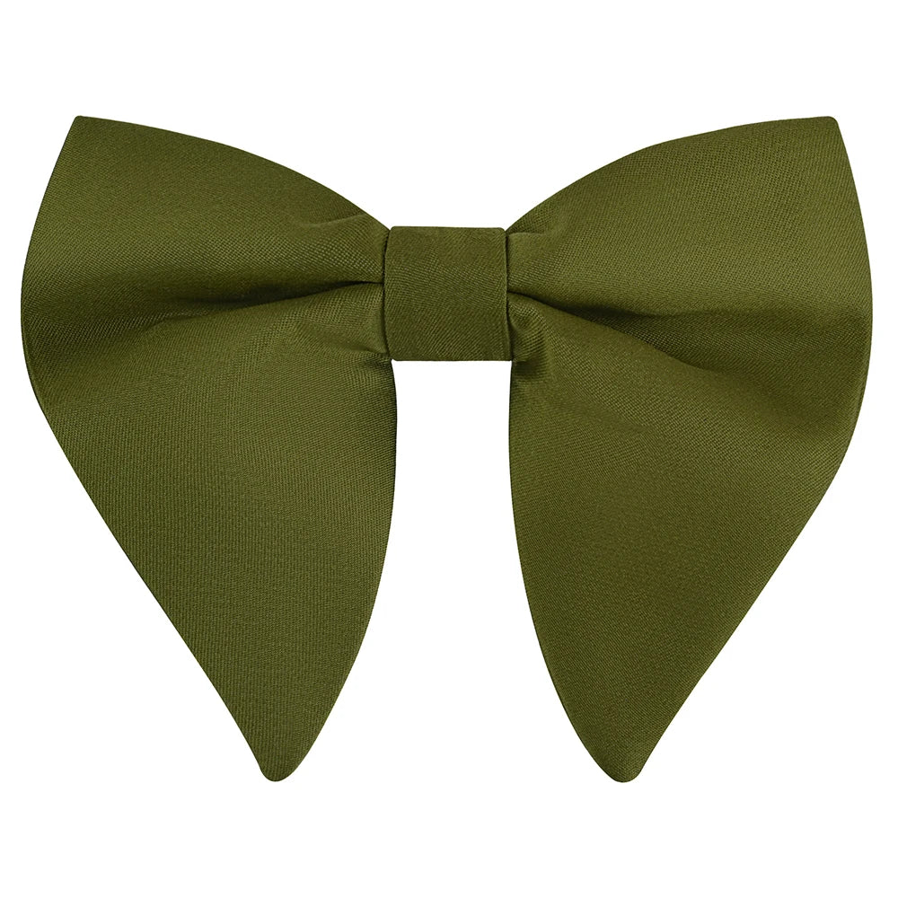 GUSLESON mode rose Champagne bleu solide noeud papillon pour hommes classique grand noeud papillon pour fête de mariage nœud papillon adulte hommes cravate