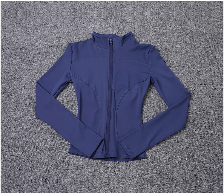 Veste de Sport pour femmes, chemise à manches longues, manteau d'entraînement, vêtements d'entraînement, de Yoga